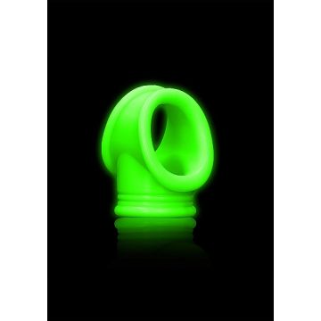 Cockring en ballstrap Glow in the dark