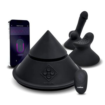 The Cowgirl Cone Sexmachine Met Opzetstukken