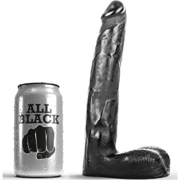 Zwarte Realistische Dildo 21 cm-all-black-heinrich-dildo-black-1.jpg