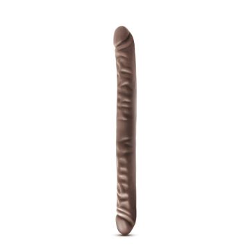 Dr. Skin Dubbele Dildo 46 cm - Bruin