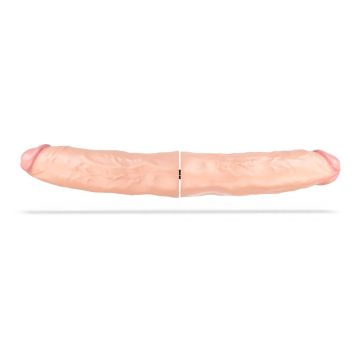 Dubbele Dildo Goliath 2 X 32.5 cm - Huidskleur