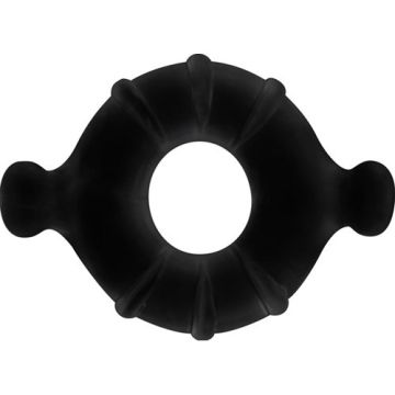 Gummy Cockring Medium - Zwart