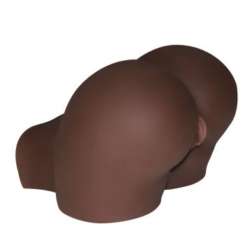 Masturbator Large Flesh Double Hole Donkere Huidskleur - XL