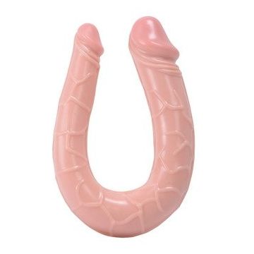 Realistische Dildo U-Vorm - Huidskleur