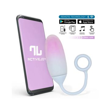 Vibrerend Ei Met App IY - Blauw/Paars