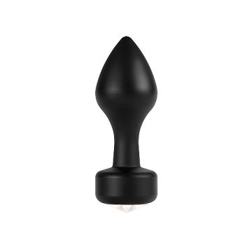 Elegante Metalen Buttplug met Diamant