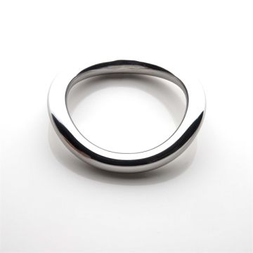 Ergonomische Cockring van RVS