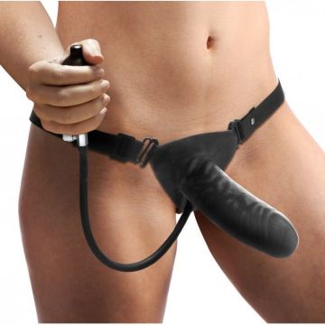 Expander Opblaasbare Strap On - Zwart