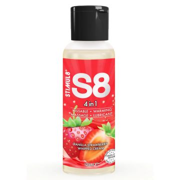 4-in-1 Dessert Glijmiddel S8 Aardbeiensmaak -  125 ml