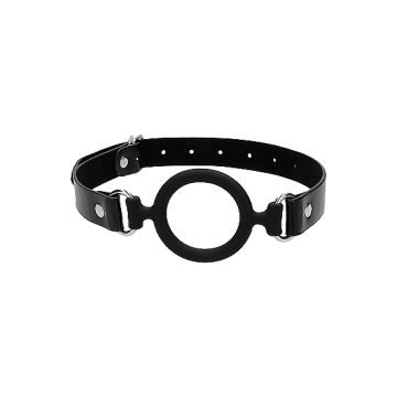 Fluweelzachte Siliconen O-Ring - Zwart