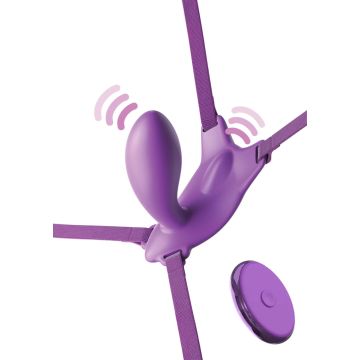 G-Spot Vibrator Butterfly Strap-On