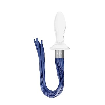 Glazen Buttplug met Zweep