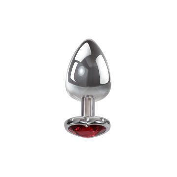 Buttplug Red Heart Gem - Medium