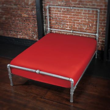 Hoeslaken SF 160 x 200 x 25 cm - Rood