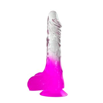 Jelly Dildo Fade Out - Paars