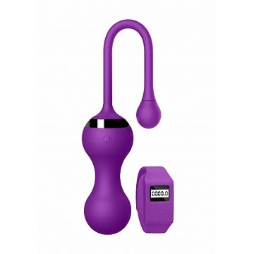 Kegel Ei met Remote Horloge - Paars
