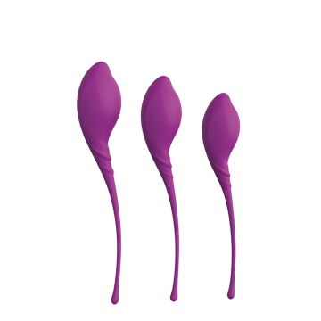 Vagina Kegels Trainer Set - Paars