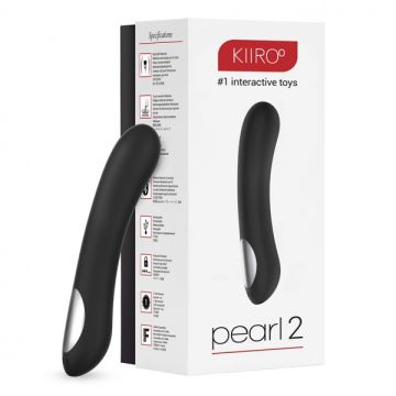 KIIROO Pearl 2 Interactive G-Sport Vibrator Zwart