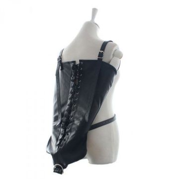 Kunstleren Armbinders - Zwart