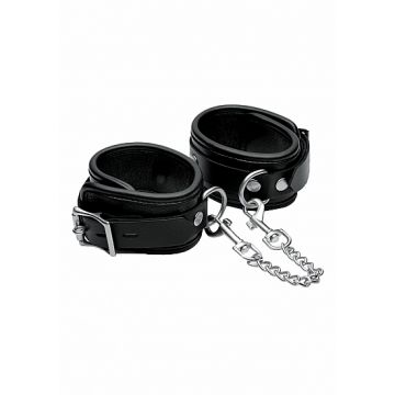 Leren Enkelboeien Mistress - Zwart