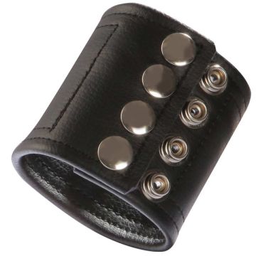 Leren Pols Wallet - Zwart