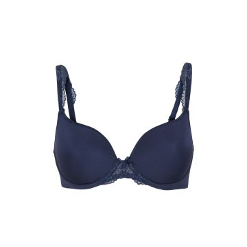 LingaDore Daily Lace Uni Fit T-Shirt BH - Navy