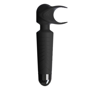 Man Wand Wand Vibrator - Zwart