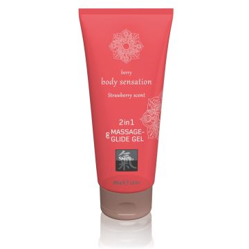 Massage- & Glide Gel 2 in 1 - Aardbei