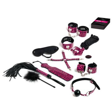 Meester & Slaaf Bondage Spel - Magenta