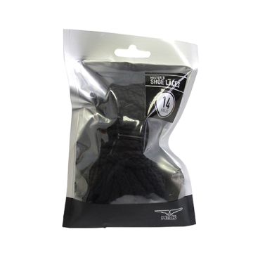 Mister B 20 Holes Schoenveters - Zwart
