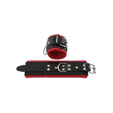 Mister B Leren Polsboeien - Zwart/Rood-mister_b_leren_polsboeien_-_zwart-rood.jpg
