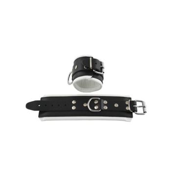 Mister B Leren Polsboeien - Zwart/Wit-mister_b_leren_polsboeien_-_zwart-wit.jpg