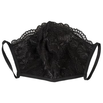 Mondmasker met Kant - Zwart