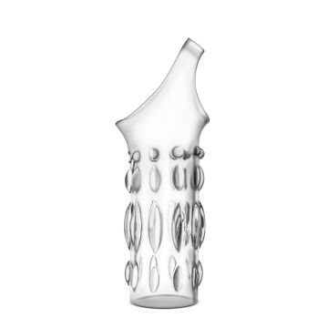 Penis Sleeve met Ring en Noppen - Transparant