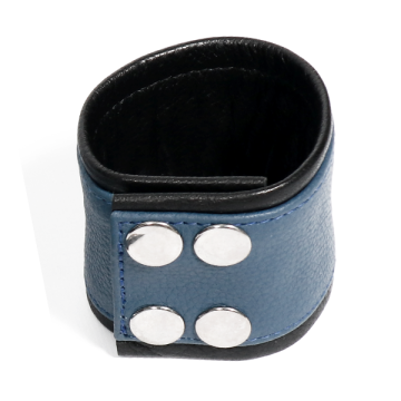 Polsband Blauw / Zwart - XL