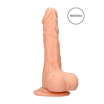 Realistische Dildo met Ballen Dong 7 Inch - Huidskleur