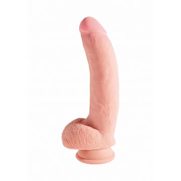 Realistische Dildo met Ballen Triple Density - Huidskleur