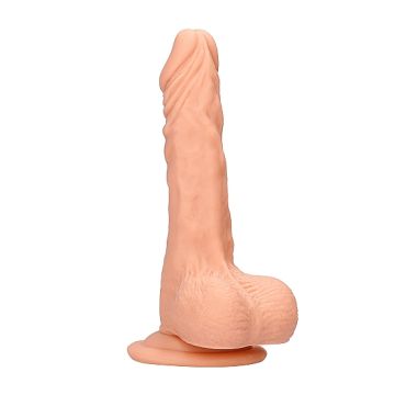 Realistische Dildo met Balzak 17 cm met Strap-on