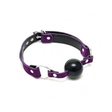 Rimba - Mondknevel met silicone bal Paars