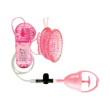 Roze Clitoris Pomp met Vibratie