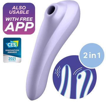 Satisfyer - Dual Pleasure Air Pulse Vibrator Paars