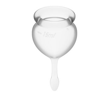 Satisfyer Feel Good Menstruatie Cup - Transparant