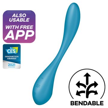 Satisfyer G-Spot Flex 5 Vibrator - Blauw