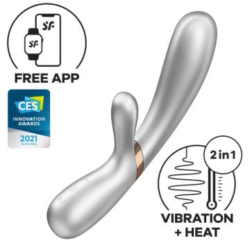Satisfyer Vibrator Hot Lover - Zilver