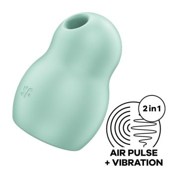Satisfyer Pro To Go 1 Luchtdruk Vibrator - Mint
