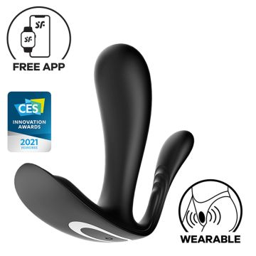 Satisfyer Draagbare Vibrator Top Secret - Zwart