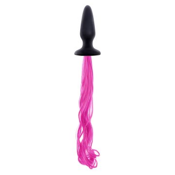 Silicone Buttplug met Roze Unicorn Staart