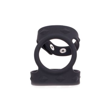 Siliconen Bal en Penis Ring - Zwart - Large-siliconen-bal-en-penis-ring-zwart-los_1_1.jpg