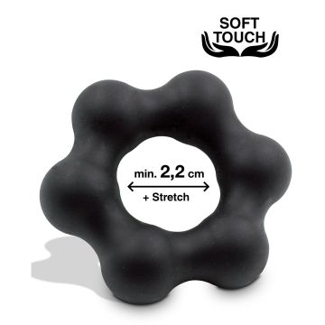 Siliconen Cockring Mr. Cock Flower - Zwart-siliconen-cockring-mr-cock-flower-zwart-afm.jpg