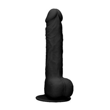 Siliconen Dildo met Balzak - Dual Density - 24 cm